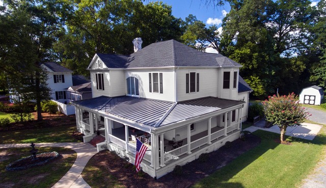 Exceptional 1907 Victorian home with 6 bedrooms in downtown Fort Mill