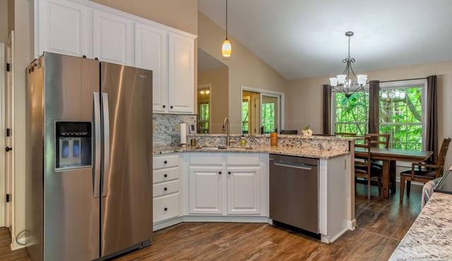 Experience comfort at Deer Moments, a spacious 3BR home in scenic Connestee Falls, NC.