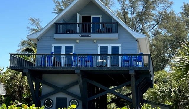 Family-Friendly Beach House with Dock & Kayaks on Secluded Little Gasparilla Island near Boca Grande, Florida