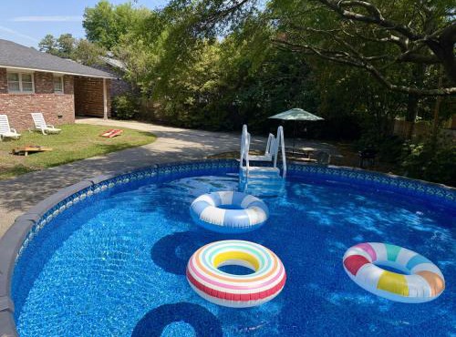 Family Home and Private Backyard