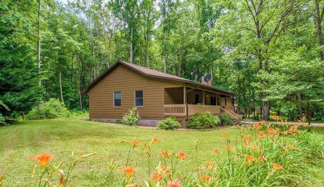 Ideal Wooded Gem W/Large Deck, Gas Grill, Free WiFi, Firepit & Creek
