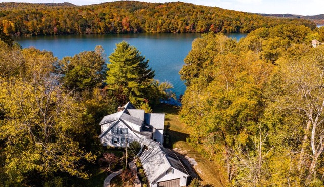 Lakefront Haven with Modern Amenities, Fire Pit, and Stunning Views