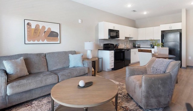 Landing | Stunning 1BD, Rooftop Lounge, Gym