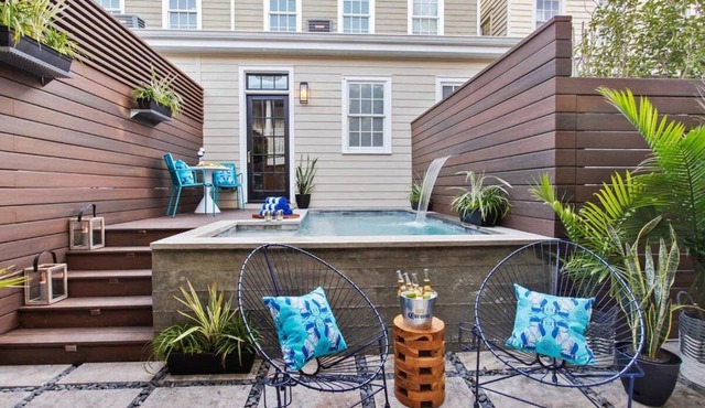 Luxe Duplex with Heated Pool Near River St