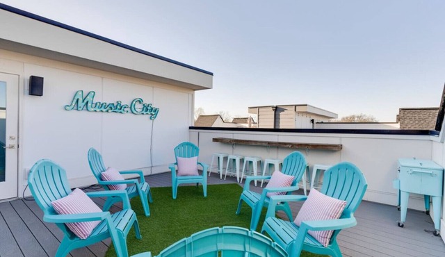Music Valley Pad: Rooftop | 5 Min to Opry