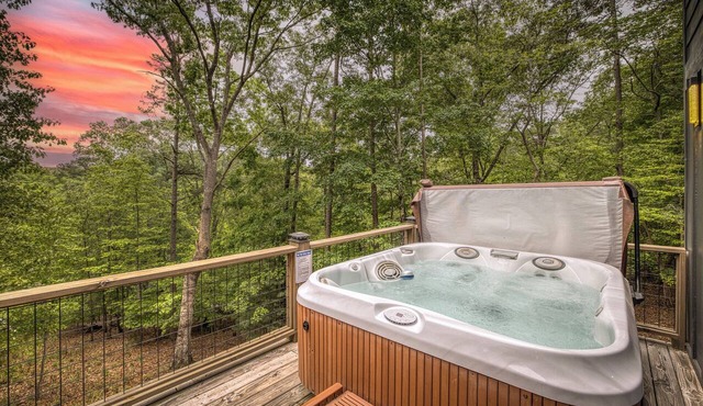 New-Modern-Private-Hottub-Fireplace-Resort Access-Pool-Fitness-View-Dog Friendly