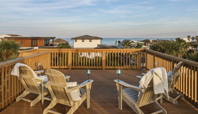 Oceanview Rooftop Retreat | Steps from the Beach