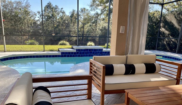 “Private Oasis” beautiful waterfront pool home!