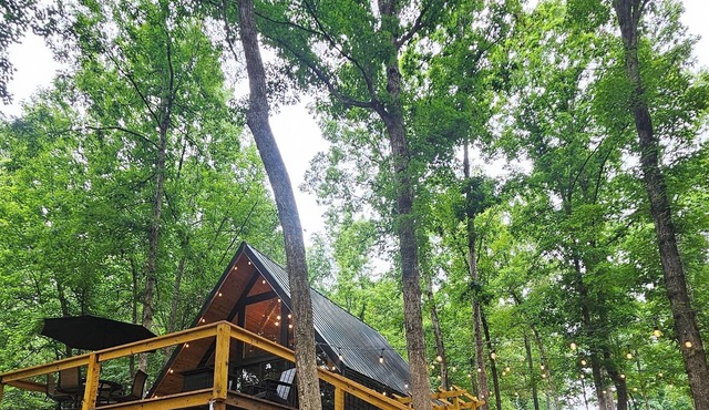 River cabin Private, Scenic A-frame,Nigerian dwarf goats