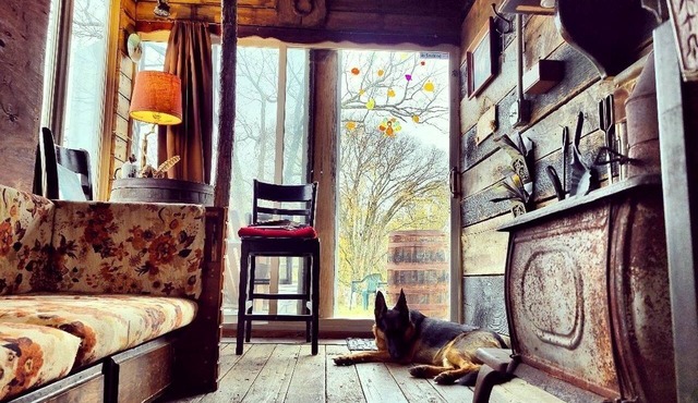 Rustic Container Accommodation for Glamping in Kentucky