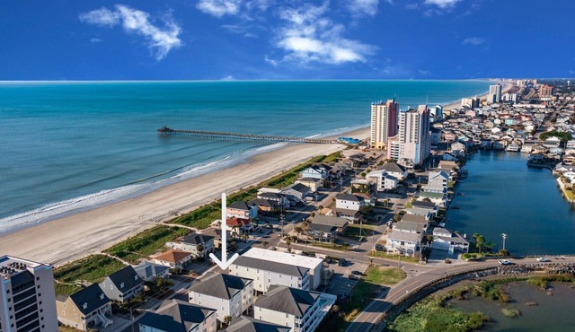Salt Life - POOL/Spa/GAME ROOM/Views/BIKES/Steps to beach