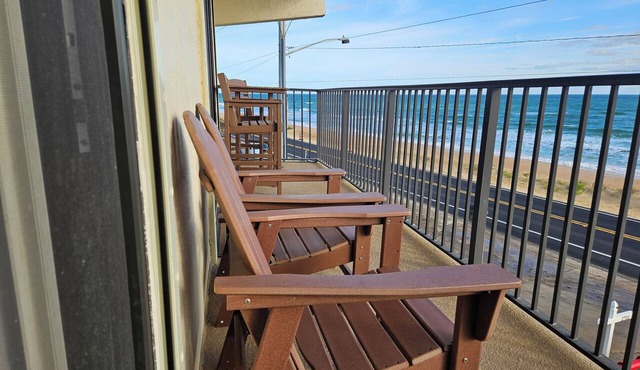 Stunning Oceanfront views! 2B/2B. Fall asleep to the sound of the ocean waves.