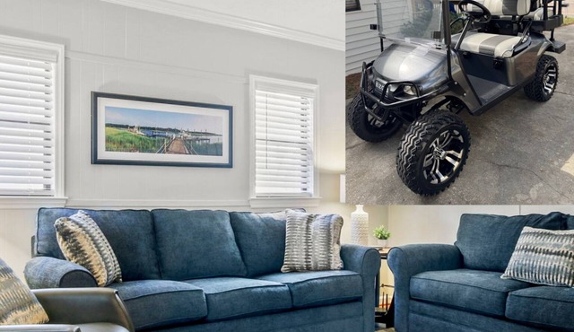 The Saltwater Cottage-Golf Cart & Linens Included in Ocean Lakes