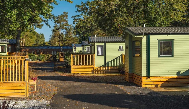 This comfortable caravan offers everything you need to enjoy your stay at Lowther Park.