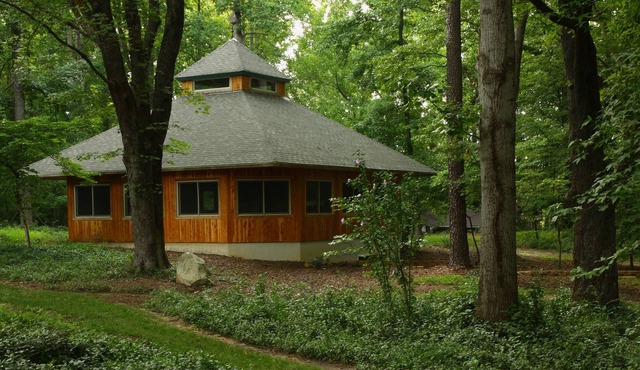 Timber Frame Medicine House on 5 acres