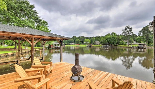 Waterfront Sparta Home w/Game Room & Fire Pit!