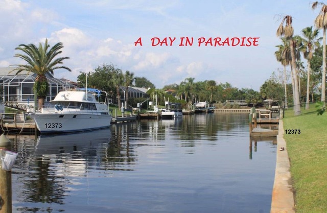 3-bedroom 2-bath vacation home located in Salt water Canal in Palm Coast Fl.