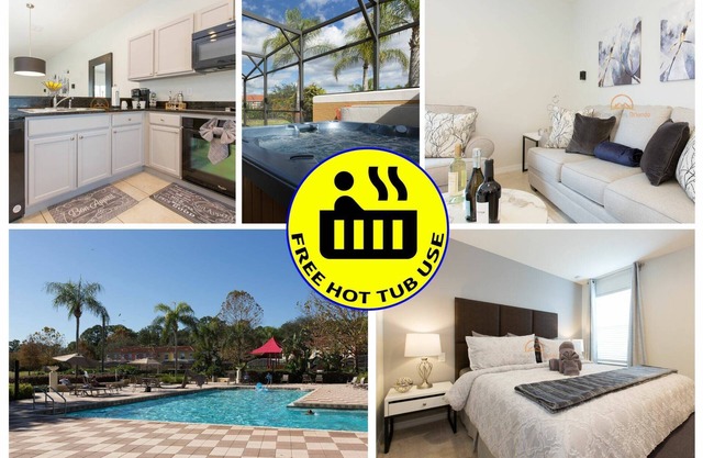3BR Townhouse w/Pool & New Hot Tub - Near Disney!