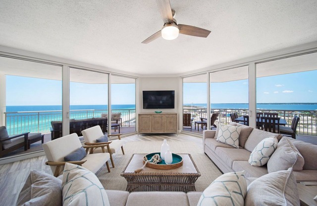 Belle Mer 1104 ~ Navarre Luxury Retreat - 4BR/4BA Corner Condo with Gulf & Sound Views