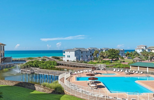 Gulf and Pool Views, Free Seasonal Beach Service, Extended Balcony, Designated B