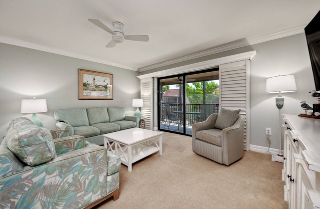 Partial Beach View 2 bedroom, 2 bath at Sanibel Moorings Resort #1022