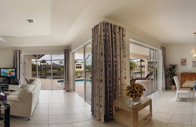 Spacious Waterfront w/Solar Heated Pool Home