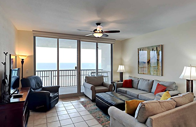 Stunning Beach View Condo with Large Balcony and Short Walk to the Beach!