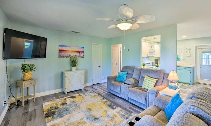 Crescent City Cottage | 100 m² Cabin ∙ 3 bedrooms ∙ 6 guests