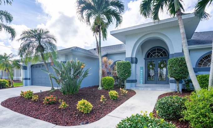 Pelican House | 3-Bed, 2-Bath Cape Coral Home with Heated South-Facing Pool & Hot Tub!