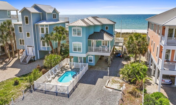 Cape San Blas House | 4 Bdrm Gulf Front Home w/Private Pool