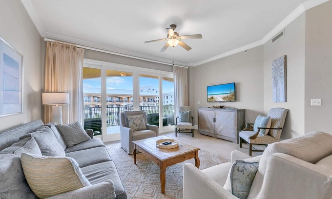 Santa Rosa Beach Condo | Adagio G402 - Top floor with amazing pool views and summer availability!