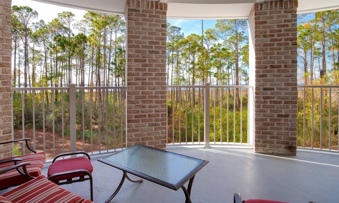 Baytowne Wharf Condo | Bayside ~ Community Pool ~ Spacious Balcony ~ First Floor Unit ~ Hot Tub