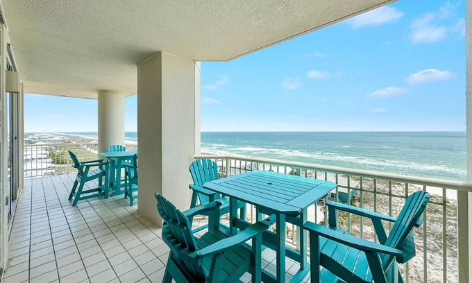Fort Morgan Condo | Beach Club A-801~East Corner Unit, In/Outdoor Pools, Sauna, Hot Tub + $400 in FREE Activities Daily