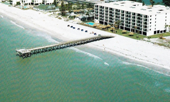 Indian Shores Condo | Best Gulf Beachfront w/Private Pier, Sand Dollar 512, 3/2, Sleeps 8, Top Floor