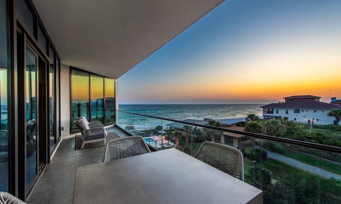 Santa Rosa Beach Condo | Book Now for Holiday Getaways! Gulf Front Condo! Shared Pool! Gulf-front balcony with views!