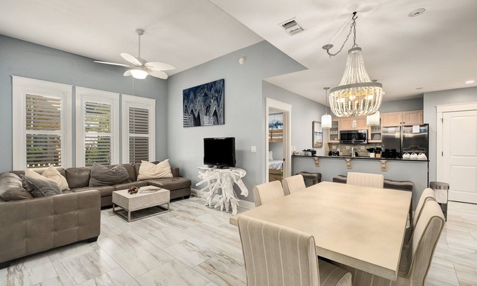 Baytowne Wharf Condo | Center of Baytowne Village: Pool ~ Gym ~ Golf!