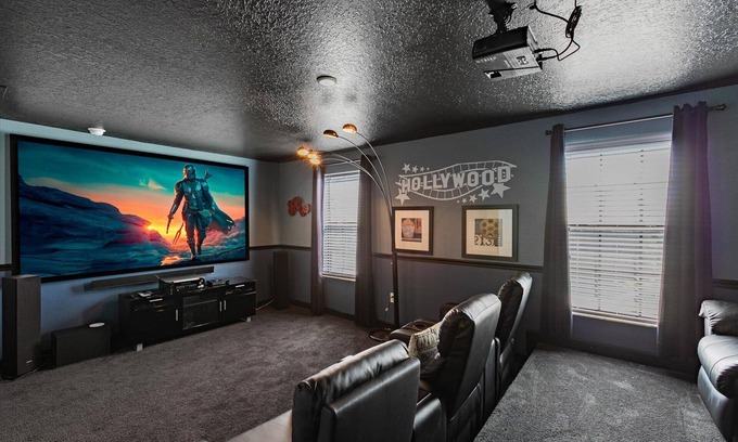 Davenport House | Championsgate Resort 8 Bedroom Pool Home w Theater Room