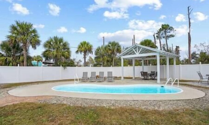 Port St. Joe House | Charming 4BD Beach House-Pet Friendly-Fenced in Pool-Fire Pit-Gorgeous Views!