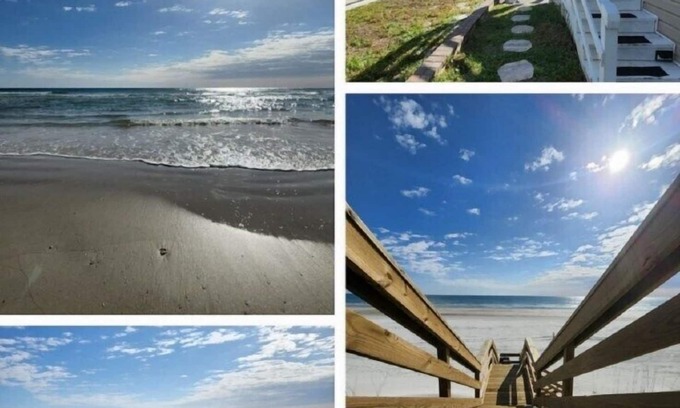 Crescent Beach House | Dune Heights, Ocean Front, Sleeps 10, 4 Bedroom, WiFi, Flat Screens