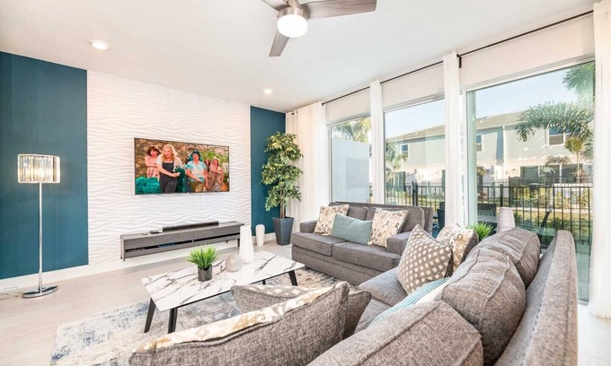Florida Central Atlantic Coast House | Elegant Townhouse with Pool Views at Reunion