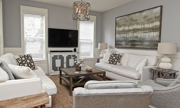 Laurel Grove House | Enchanting Beach Cottage, 2 Golf Carts, Easy Access to the Pool & Beach, Tram
