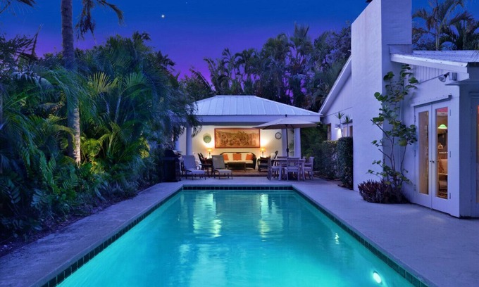 Key West House | Key West Private Pool Garden Villa - 2 Blocks from Beach