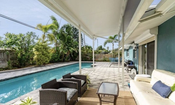 Indian Harbour Beach House | Modern Home with a Private lap pool - 3 Blocks to a Gorgeous Beach!