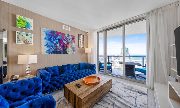 Hallandale Beach Condo | Oceanfront 2BDR at Premier Resort. Right on the beach!