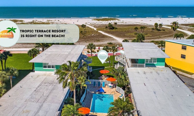 Treasure Island Condo | Tropic Terrace Suite #10 - Beachfront Resort