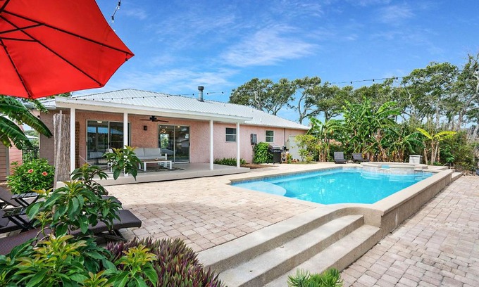 Butler Beach House | Walk to Beach, Pool, Hot Tub, Dock, GAMES!