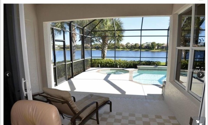 Riverwood Condo | Waterfront View with Private Pool in Gated Golf Community