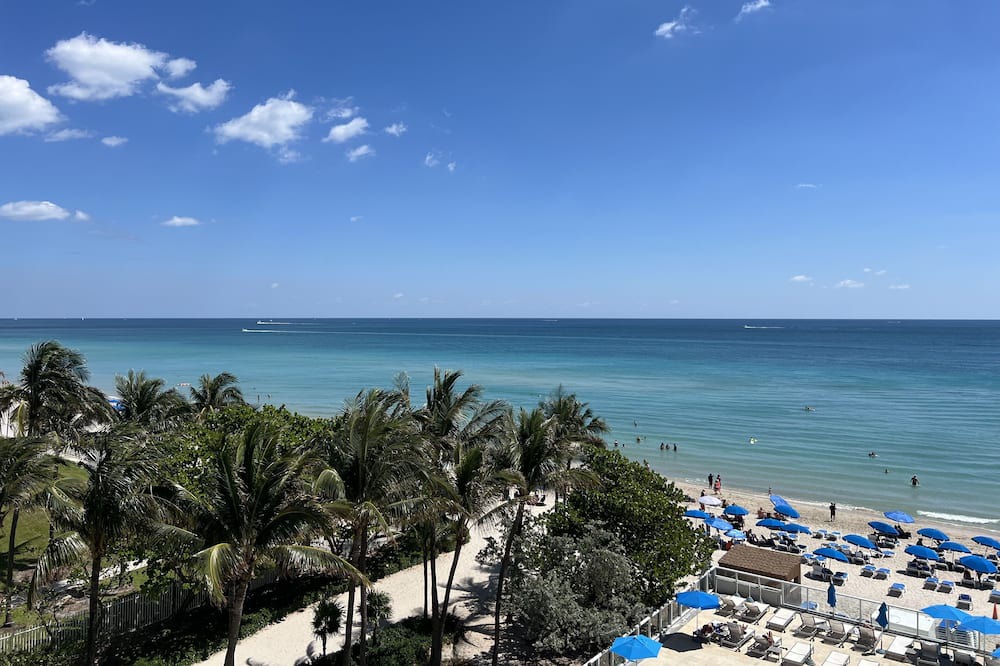 Sunny Isles Beach Condo | Wake up to the sound of waves crashing on the shore and enjoy a cup of coffee.