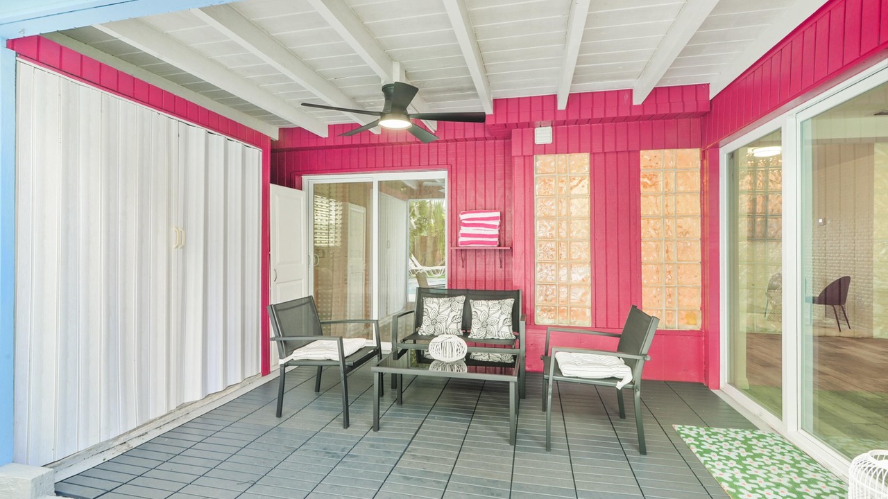 Photo of Patio Balcony in Sunset