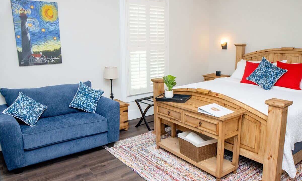 Photo of Bedroom in St. Augustine Historic District